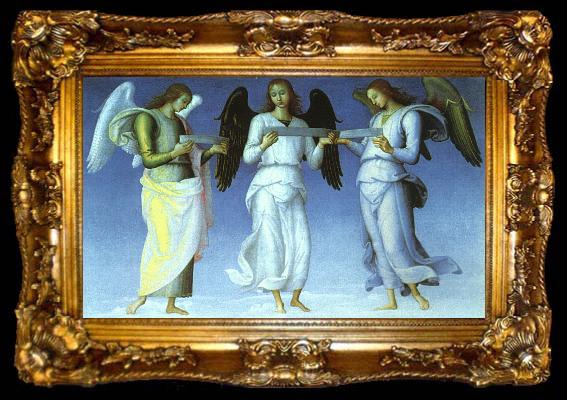 framed  Pietro Perugino The Virgin and the Child  2, ta009-2